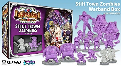 Soda Pop Miniatures Board Games Super Dungeon Explore: Stilt Town Zombies Warband 1 Soda Pop Miniatures Board Games Super Dungeon Explore: Stilt Town Zombies Warband