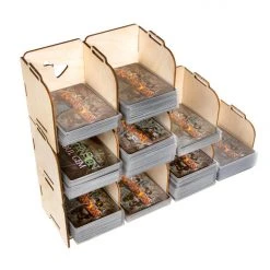 The Broken Token Broken Token - Stacking Tabletop Card Holder - Standard 2 Tray