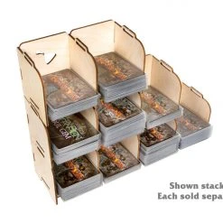 The Broken Token Broken Token - Stacking Tabletop Card Holder - Standard 4 Tray