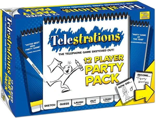 USAopoly Board Games Telestrations: 12 Player Party Pack 1 USAopoly Board Games Telestrations: 12 Player Party Pack