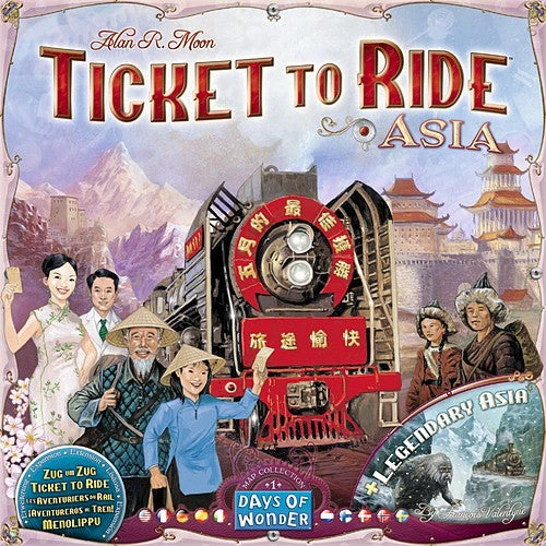 Days Of Wonder Ticket To Ride Map Collection: Volume 1 - Team Asia & Legendary Asia 1 Days Of Wonder Ticket To Ride Map Collection: Volume 1 - Team Asia & Legendary Asia