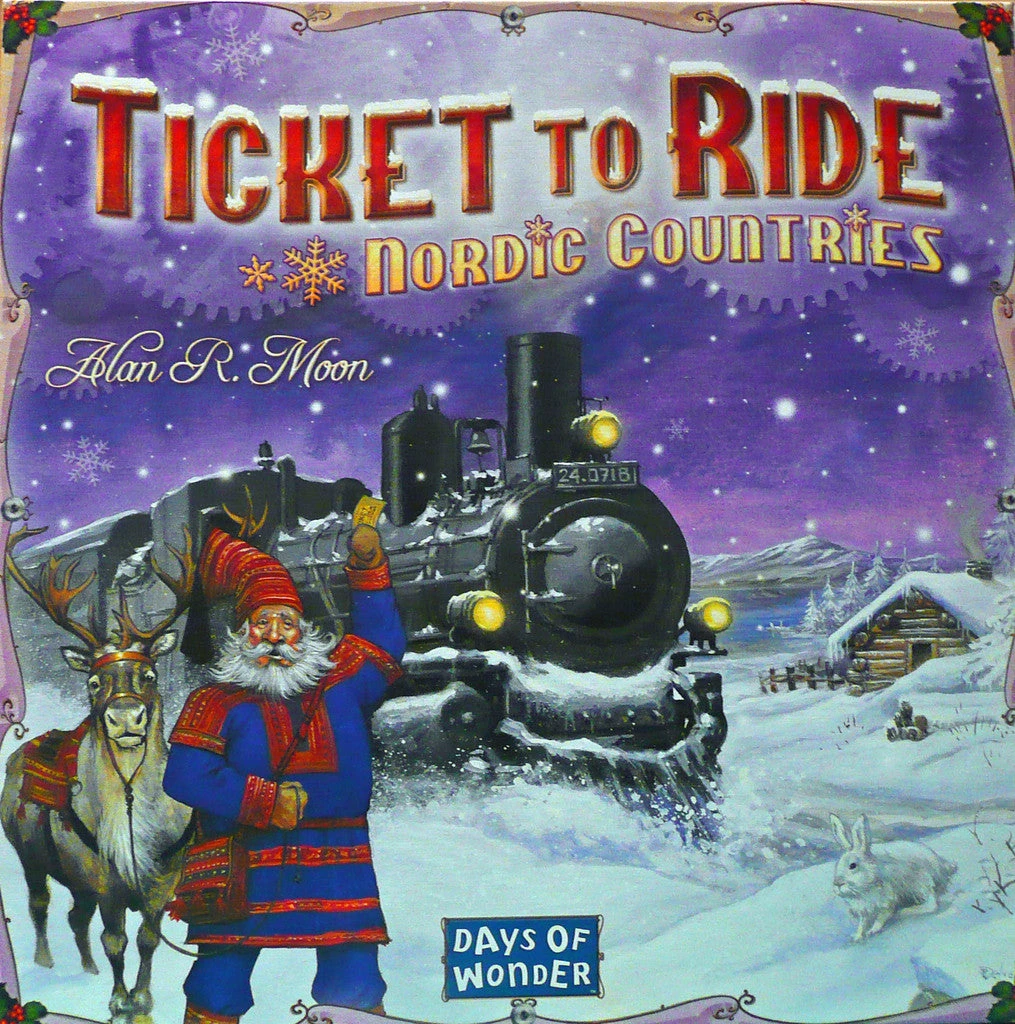 Days Of Wonder Board Games Ticket To Ride: Nordic Countries 1 Days Of Wonder Board Games Ticket To Ride: Nordic Countries
