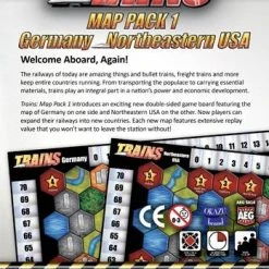 AEG Trains: Map Pack 1 - Germany/Northeastern USA Board Games