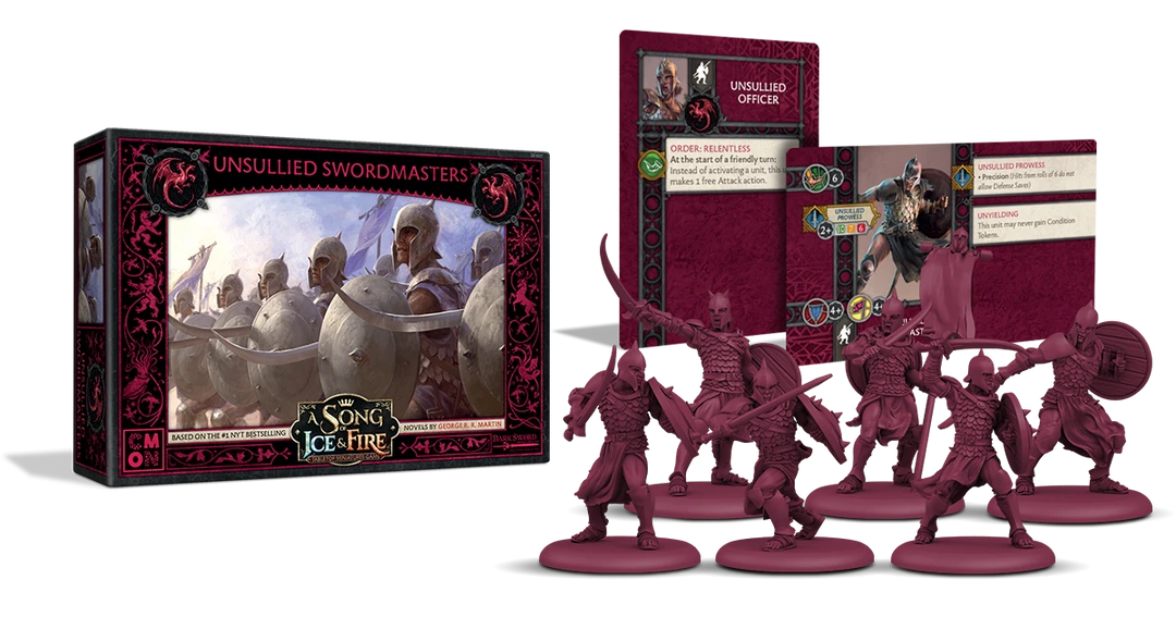 CMON Limited A Song Of Ice & Fire: Tabletop Miniatures Game - Unsullied Swordmasters 3 CMON Limited A Song Of Ice & Fire: Tabletop Miniatures Game - Unsullied Swordmasters