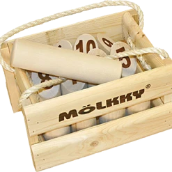 Tactic Molkky Wooden Crate Board Games