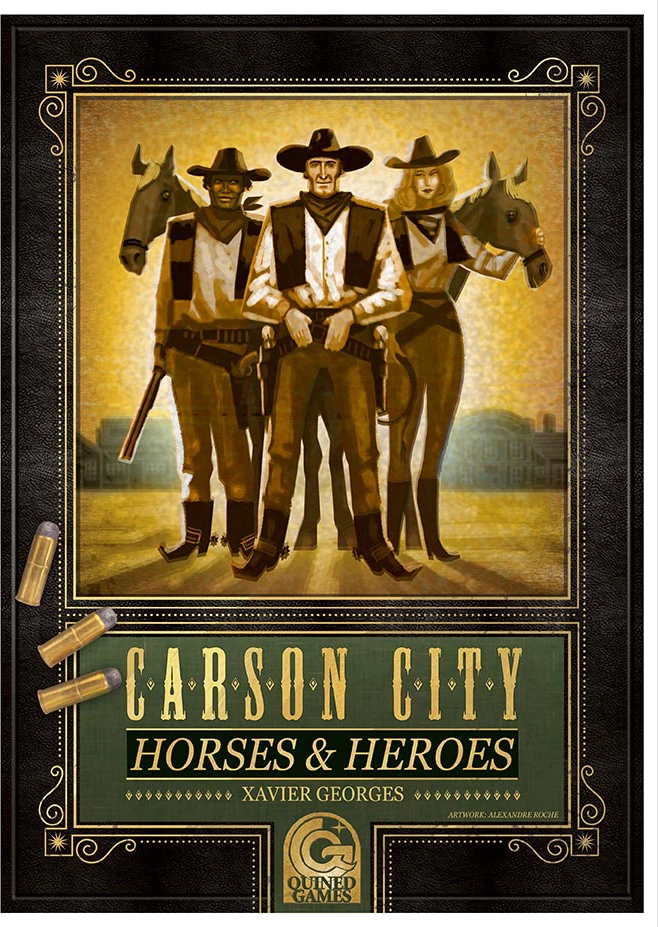 Quined Games Carson City: Horses & Heroes Board Games 1 Quined Games Carson City: Horses & Heroes Board Games