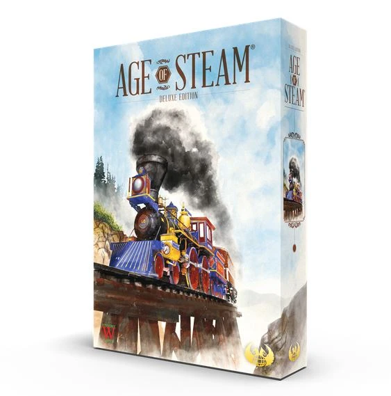 Eagle-Gryphon Games Board Games Age Of Steam Deluxe: KS Bundle 2 Eagle-Gryphon Games Board Games Age Of Steam Deluxe: KS Bundle