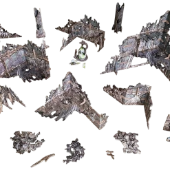 Battle Systems Ltd Battle Systems Scifi Terrain Ruined Catacombs Set (Import)