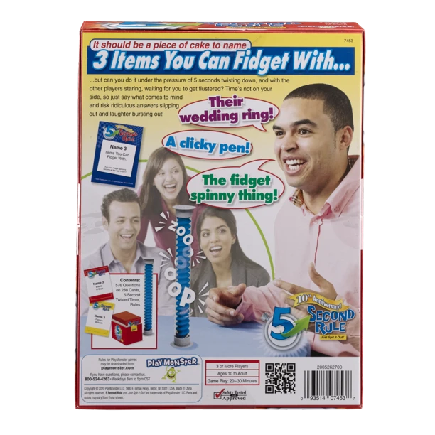 PlayMonster, LLC Board Games 5 Second Rule Anniversary Edition 4 PlayMonster, LLC Board Games 5 Second Rule Anniversary Edition