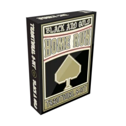 Game Salute 8-Bit Playing Cards Traditional Black And Gold Deck Board Games