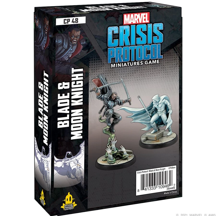 Atomic Mass Games Board Games Marvel: Crisis Protocol - Blade And Moon Knight Character Pack *PRE-ORDER* 1 Atomic Mass Games Board Games Marvel: Crisis Protocol - Blade And Moon Knight Character Pack *PRE-ORDER*