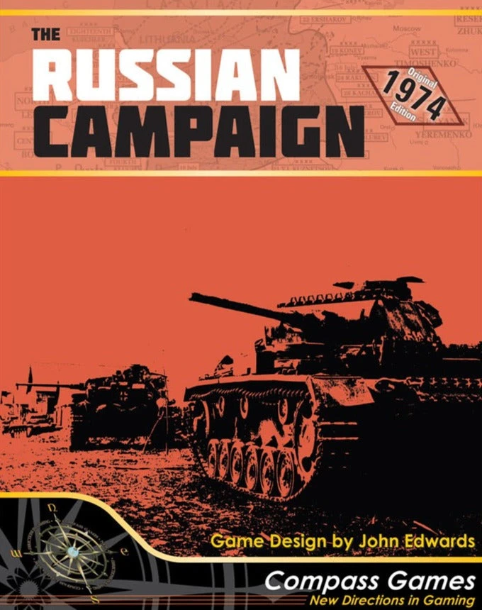 Compass Games The Russian Campaign (Original 1974 Edition) *PRE-ORDER* 1 Compass Games The Russian Campaign (Original 1974 Edition) *PRE-ORDER*