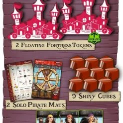 Gamelyn Games Board Games Tiny Epic Pirates: Crimson Silver Mini Expansion