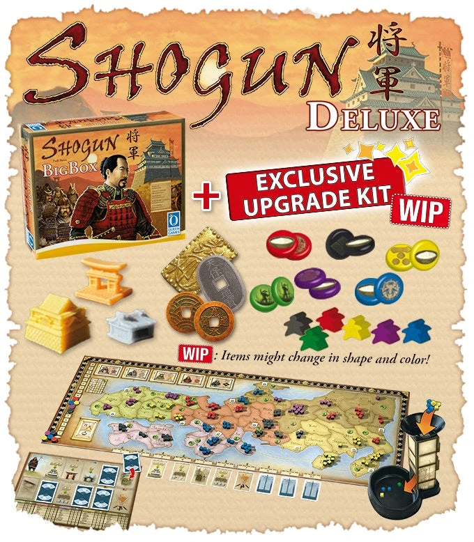 Queen Games Board Games Shogun Deluxe Upgrade Kit 1 Queen Games Board Games Shogun Deluxe Upgrade Kit