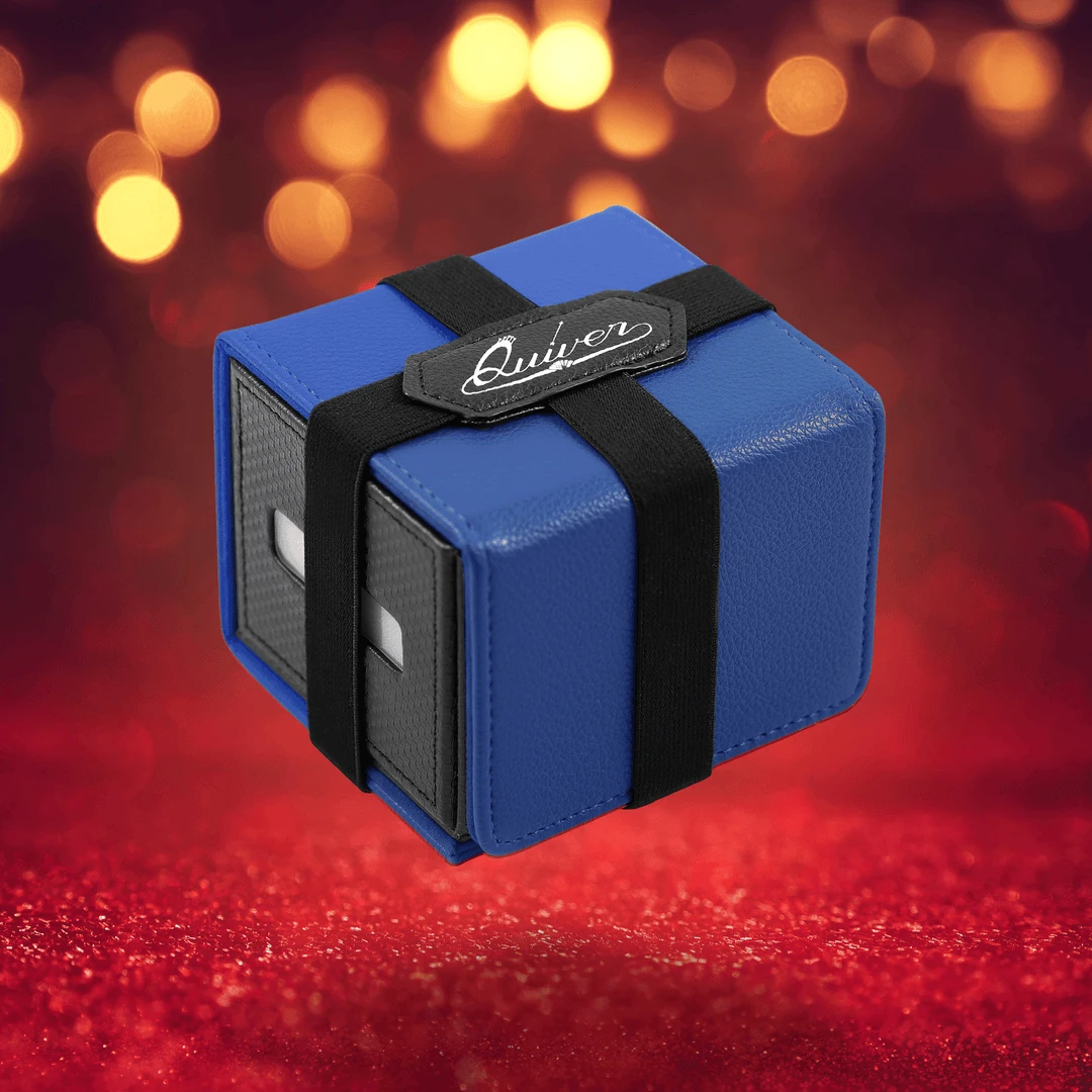 Quiver Time - Citadel Deck Block (Blue) Deck Boxes 4 Quiver Time - Citadel Deck Block (Blue) Deck Boxes