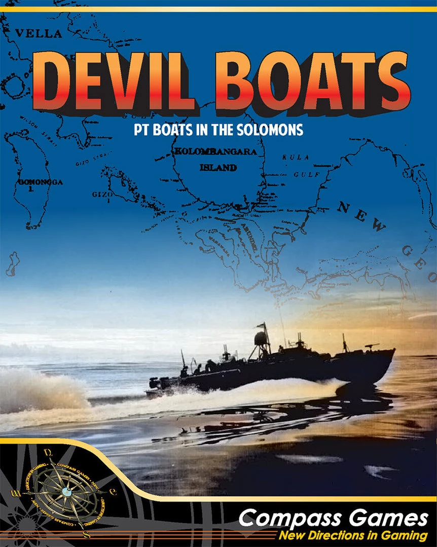 Compass Games Devil Boats: PT Boats In The Solomons Board Games 1 Compass Games Devil Boats: PT Boats In The Solomons Board Games