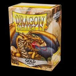 Dragon Shield - Matte Gold (100ct)
