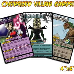 Greater Than Games, LLC Board Games Sentinels Of The Multiverse - Villain Oversized Cards