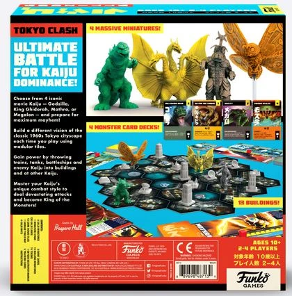 Funko Games Godzilla: Tokyo Clash Board Games 2 Funko Games Godzilla: Tokyo Clash Board Games