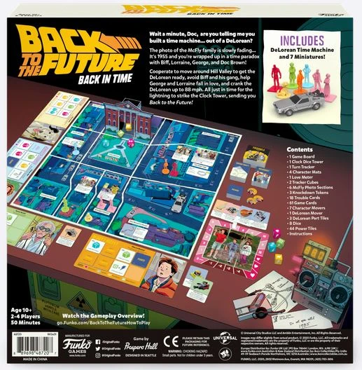 Funko Games Back To The Future: Back In Time Board Games 2 Funko Games Back To The Future: Back In Time Board Games