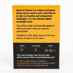 Board Games Game Of Phones: The Offline Mini Pack