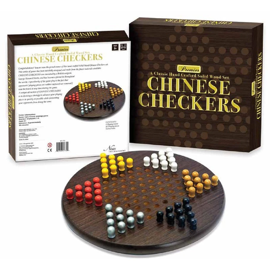 Intex Entertainment Premier Chinese Checkers Board Games 1 Intex Entertainment Premier Chinese Checkers Board Games