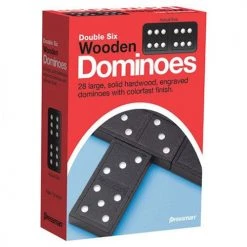Jax, Ltd. Board Games Double Six Wooden Dominoes