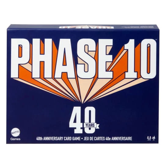 Mattel Phase 10™ 40th Anniversary Board Games 1 Mattel Phase 10™ 40th Anniversary Board Games