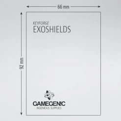 Gamegenic - Keyforge Exoshields Sleeves - Clear Jun 13-19, 2022 5 Gamegenic - Keyforge Exoshields Sleeves - Clear Jun 13-19, 2022