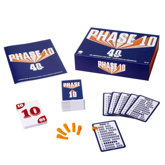 Mattel Phase 10™ 40th Anniversary Board Games 6 Mattel Phase 10™ 40th Anniversary Board Games