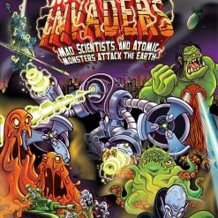 Treefrog Games Board Games Moongha Invaders: Mad Scientists And Atomic Monsters Attack The Earth!