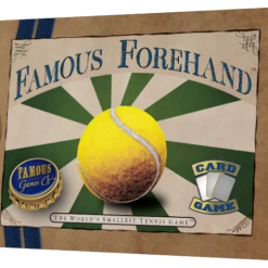 Famous Games Co Board Games Famous Forehand: The World's Smallest Tennis Game