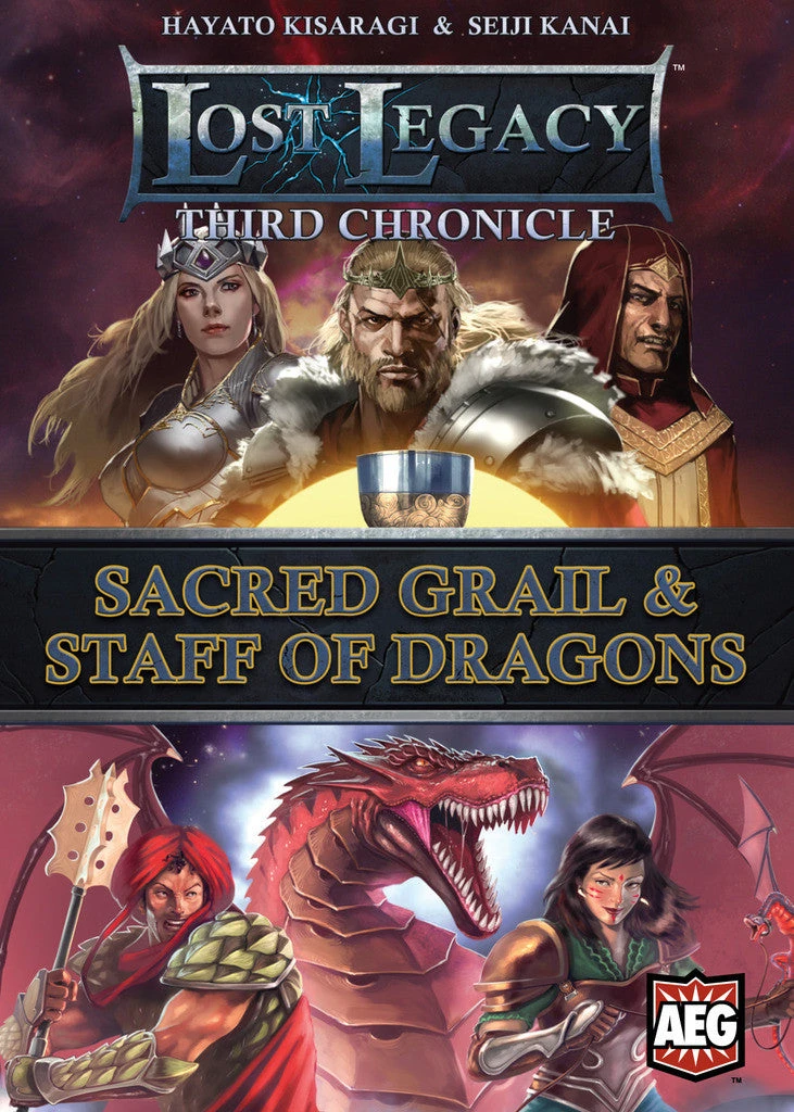 AEG Board Games Lost Legacy: Third Chronicle - Sacred Grail & Staff Of Dragons 1 AEG Board Games Lost Legacy: Third Chronicle - Sacred Grail & Staff Of Dragons