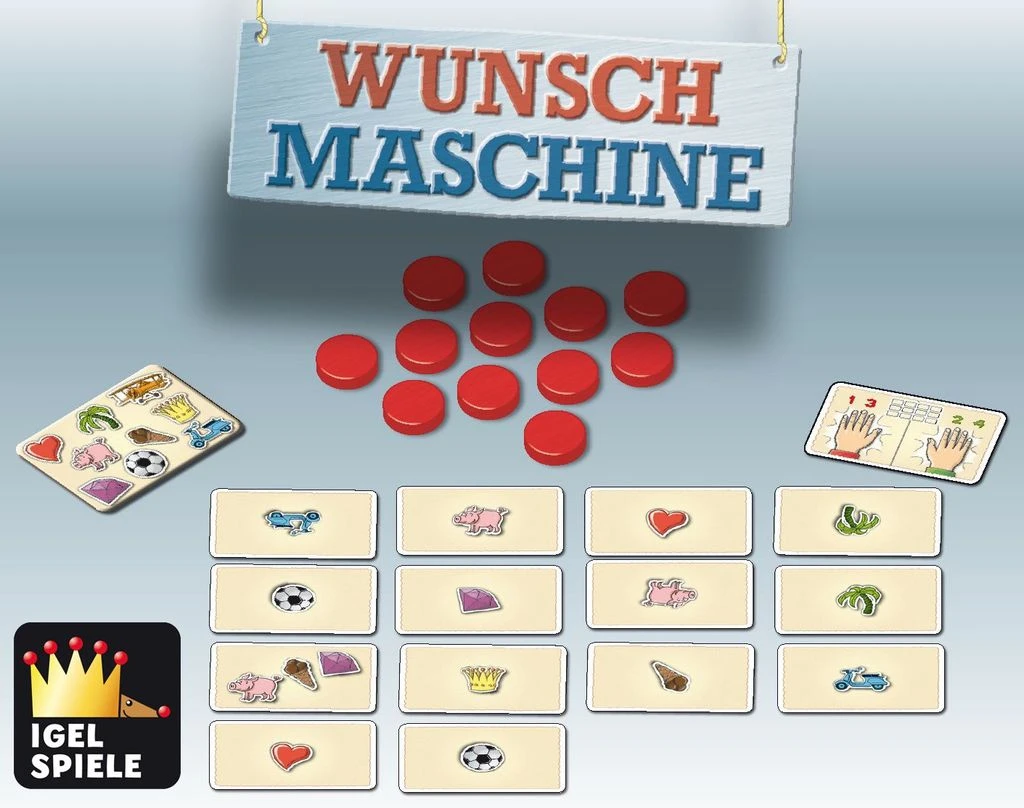 Igel Spiele Board Games Wunschmaschine (German Import) 2 Igel Spiele Board Games Wunschmaschine (German Import)