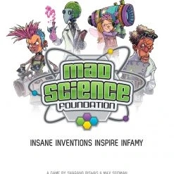 Cryptozoic Entertainment Board Games Mad Science Foundation