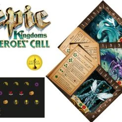 Gamelyn Games Board Games Tiny Epic Kingdoms: Heroes' Call – Deluxe Promo Pack And Mini Expansion