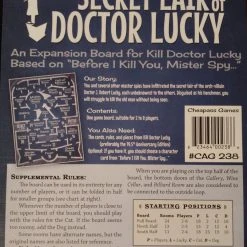 Cheapass Games Kill Doctor Lucky: The Secret Lair Of Doctor Lucky Board Games