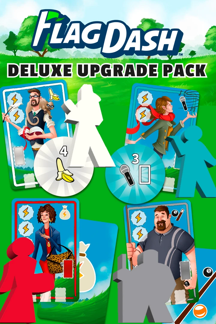 PieceKeeper Games Board Games Flag Dash: Deluxe Upgrade Pack 1 PieceKeeper Games Board Games Flag Dash: Deluxe Upgrade Pack