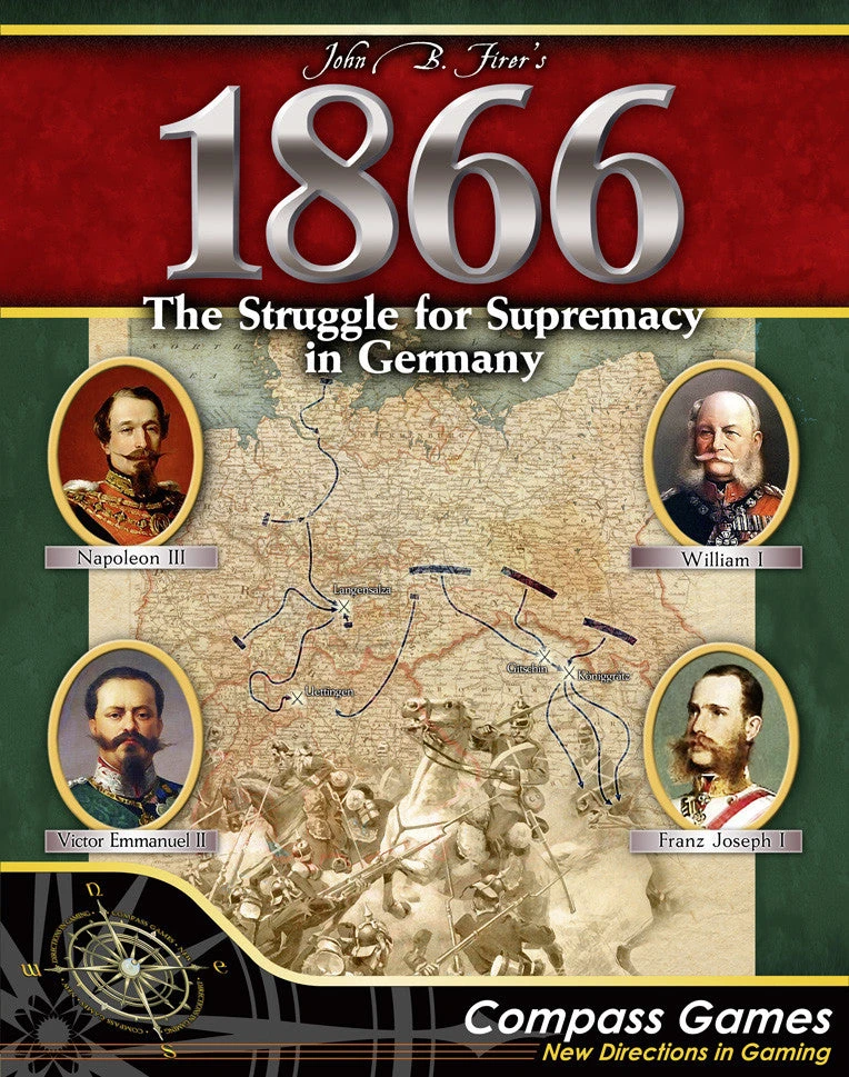 Compass Games 1866: The Struggle For Supremacy In Germany Board Games 1 Compass Games 1866: The Struggle For Supremacy In Germany Board Games