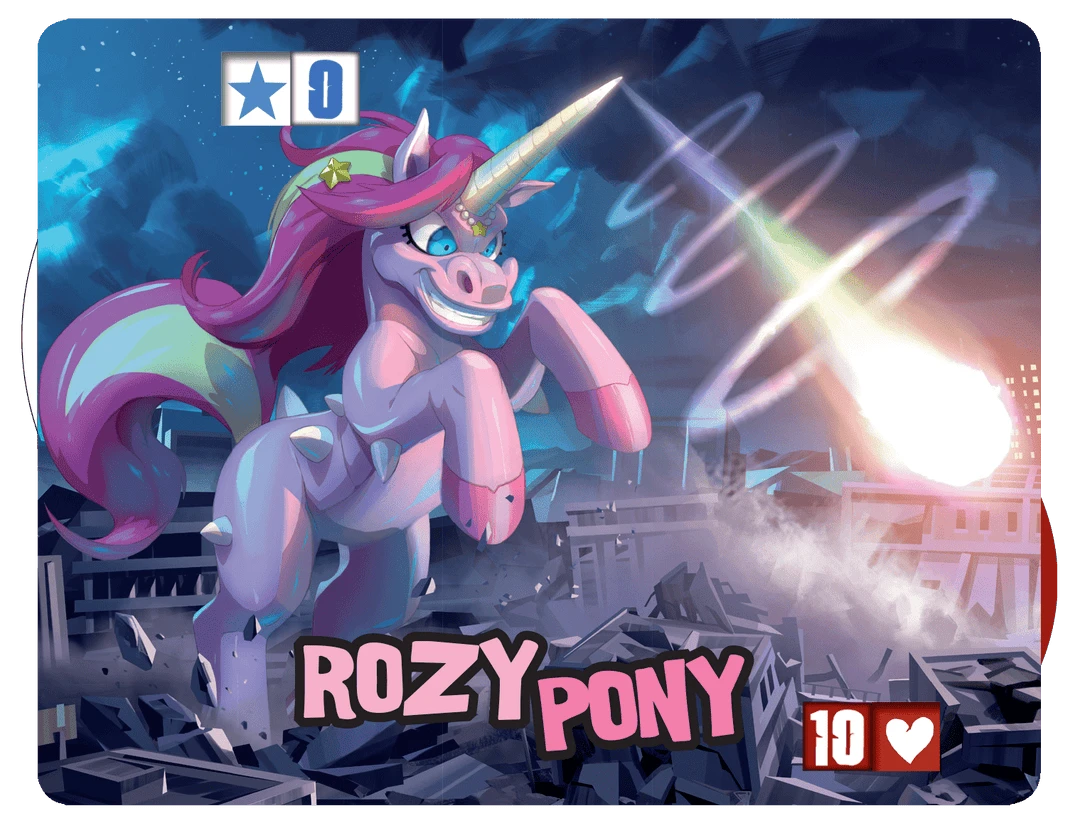IELLO King Of Tokyo/King Of New York: Rozy Pony Board Games 1 IELLO King Of Tokyo/King Of New York: Rozy Pony Board Games
