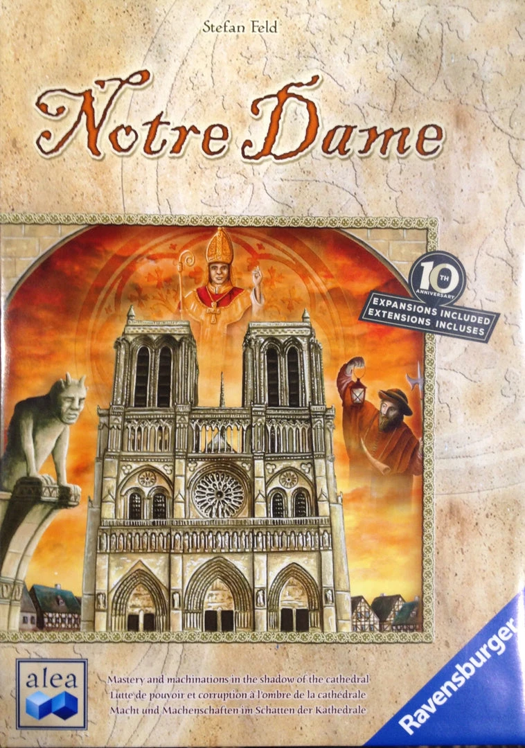 Ravensburger Notre Dame: 10th Anniversary Board Games 1 Ravensburger Notre Dame: 10th Anniversary Board Games
