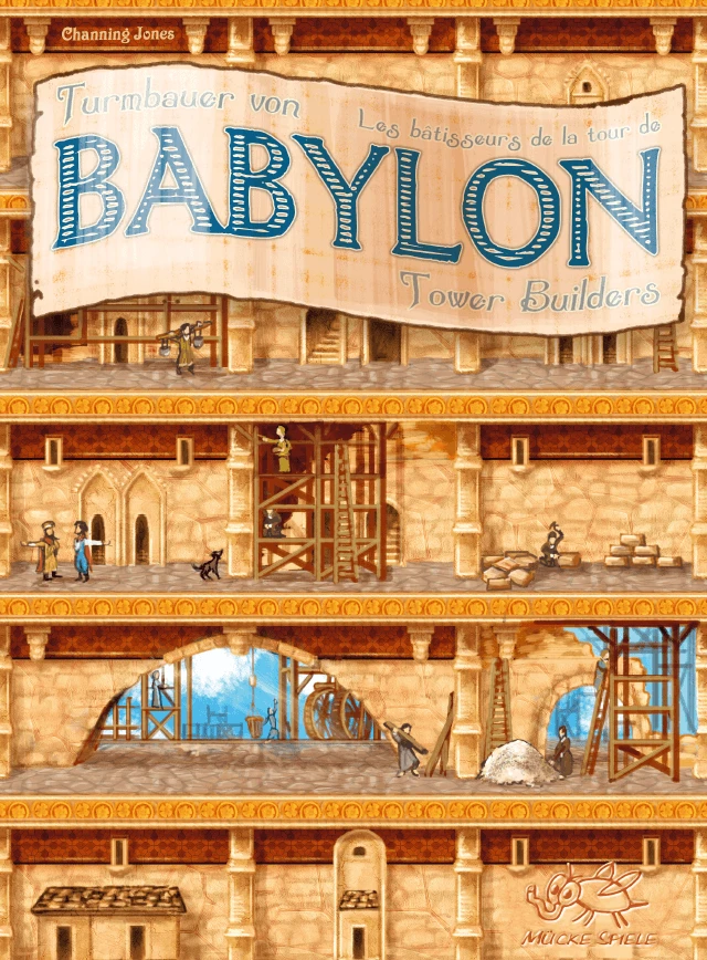 Mücke Spiele Babylon Tower Builders (Import) Board Games 1 Mücke Spiele Babylon Tower Builders (Import) Board Games
