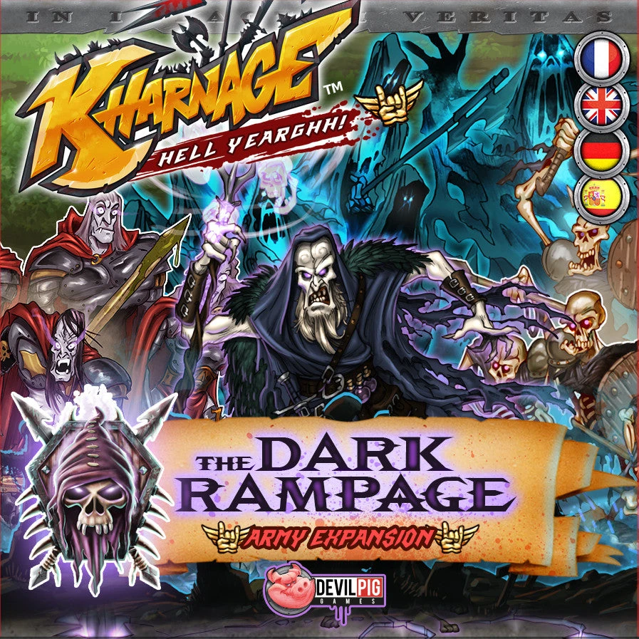 Devil Pig Games Board Games Kharnage: The Dark Rampage - Army Expansion 1 Devil Pig Games Board Games Kharnage: The Dark Rampage - Army Expansion