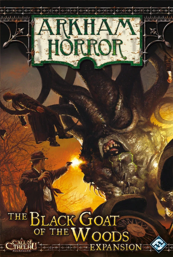 Fantasy Flight Games Arkham Horror: The Black Goat Of The Woods Expansion 1 Fantasy Flight Games Arkham Horror: The Black Goat Of The Woods Expansion