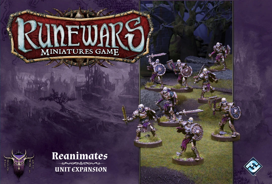 Fantasy Flight Games Runewars Miniatures Game: Reanimates - Unit Expansion 1 Fantasy Flight Games Runewars Miniatures Game: Reanimates - Unit Expansion