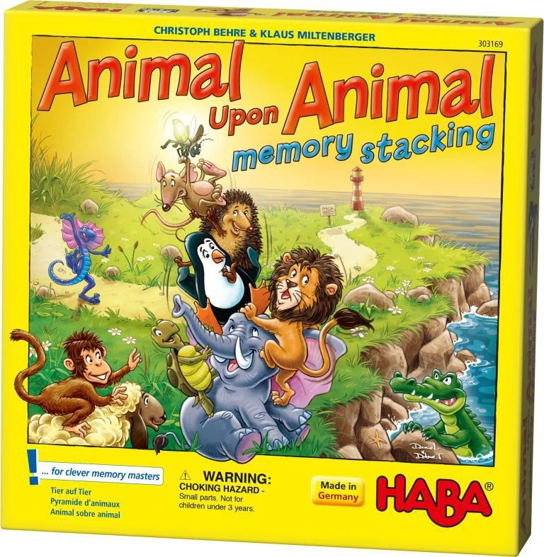 HABA Board Games Animal Upon Animal: Memory Stacking 1 HABA Board Games Animal Upon Animal: Memory Stacking