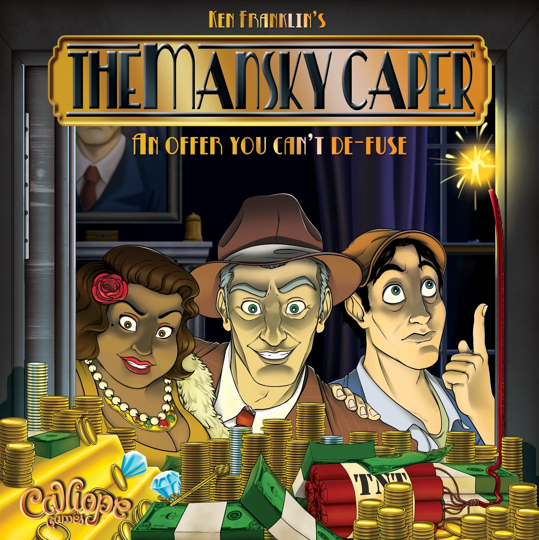 Calliope Games The Mansky Caper Board Games 1 Calliope Games The Mansky Caper Board Games