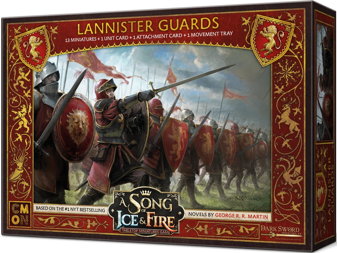 CMON Limited A Song Of Ice & Fire: Tabletop Miniatures Game - Lannister Guards Board Games 1 CMON Limited A Song Of Ice & Fire: Tabletop Miniatures Game - Lannister Guards Board Games