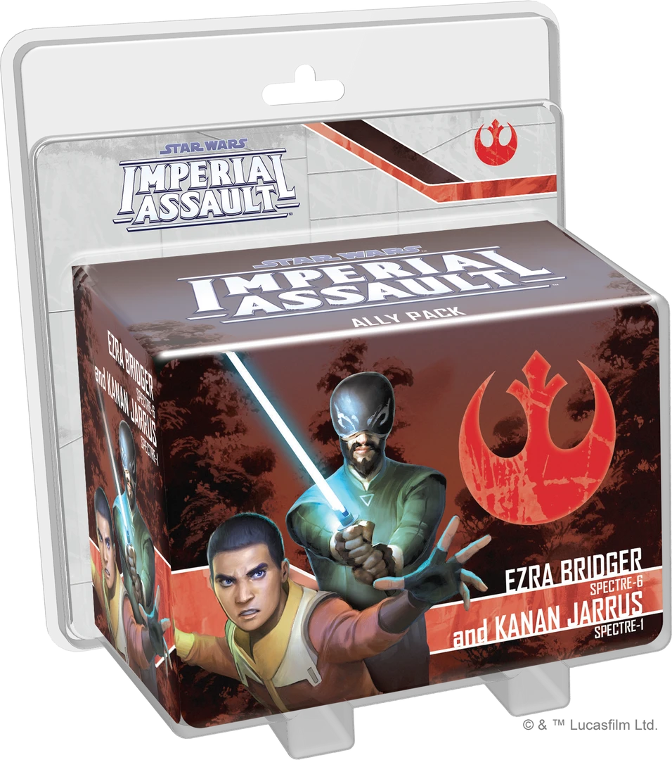 Fantasy Flight Games Star Wars: Imperial Assault - Ezra Bridger And Kanan Jarrus Ally Pack 1 Fantasy Flight Games Star Wars: Imperial Assault - Ezra Bridger And Kanan Jarrus Ally Pack