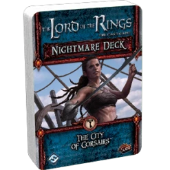 Fantasy Flight Games The Lord Of The Rings: The Card Game - Nightmare Deck: The City Of Corsairs Board Games